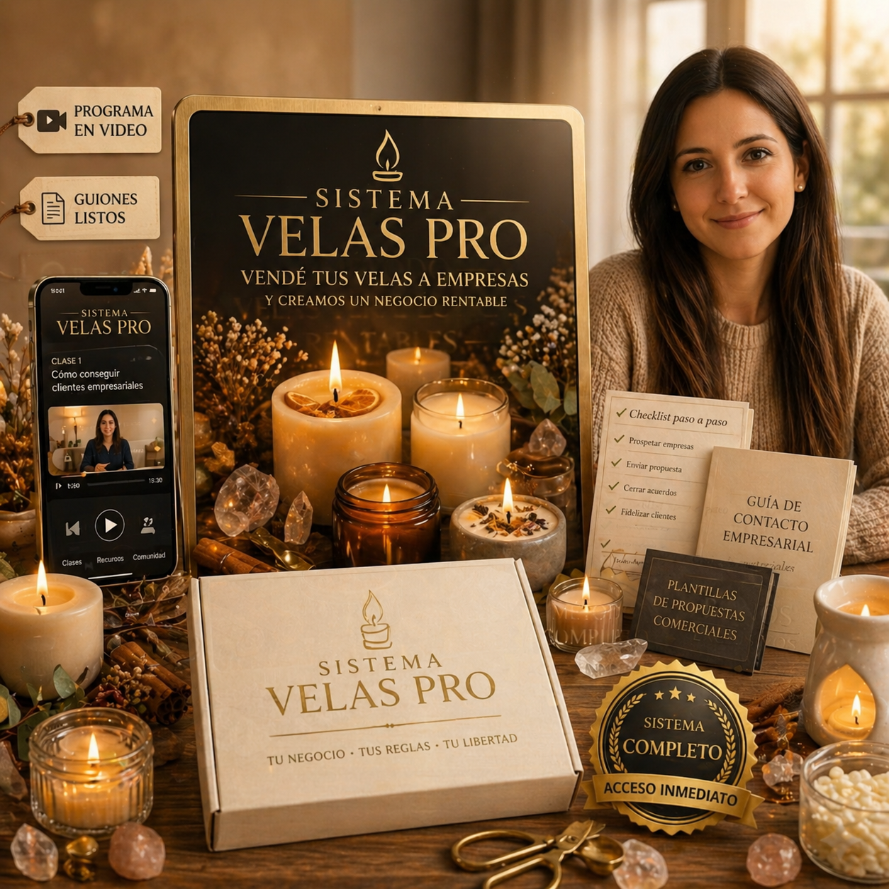 SISTEMA VELAS PRO (CURSO + AUDIOS + CHECKLIST + 11 BONOS EXCLUSIVOS)